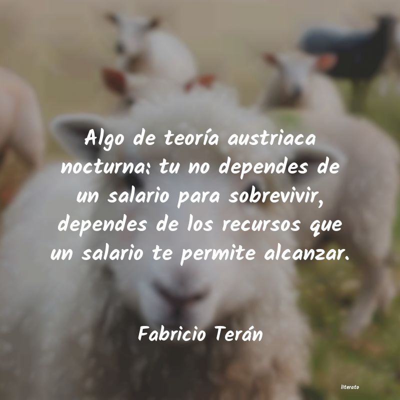 Frases de Fabricio Terán