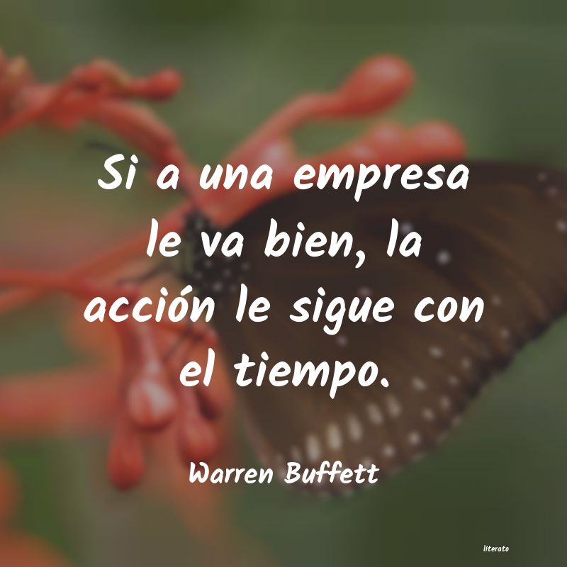 frases de Warren Buffett