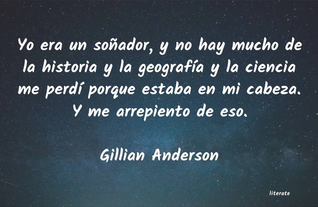 Frases de Gillian Anderson