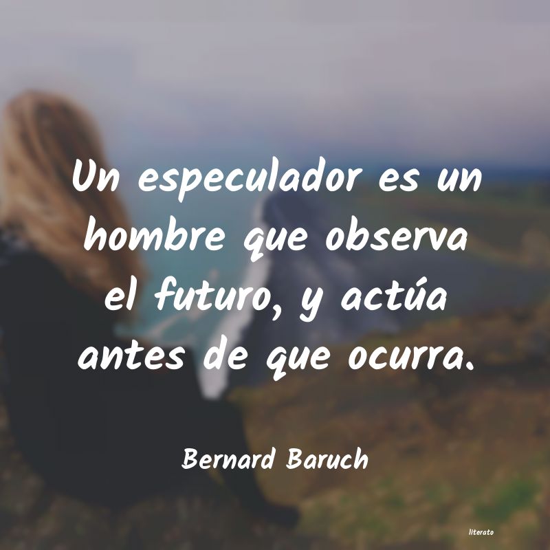frases de Bernard Baruch