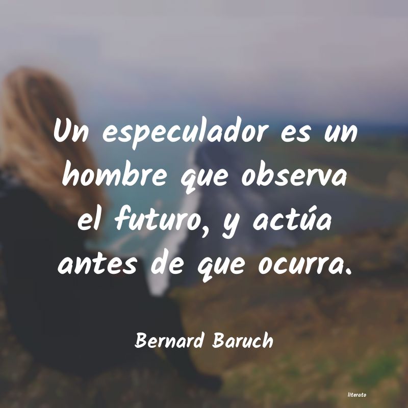 Frases de Bernard Baruch