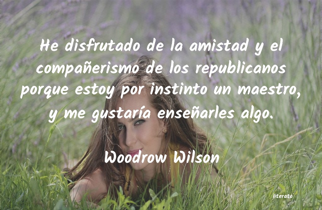 frases de Woodrow Wilson