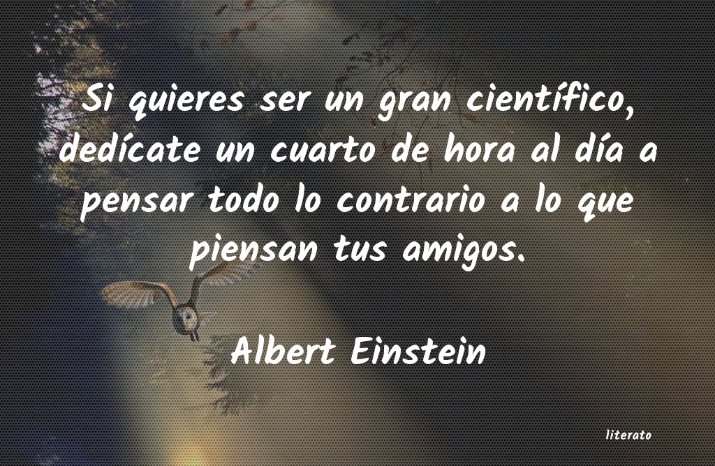 frases de Albert Einstein