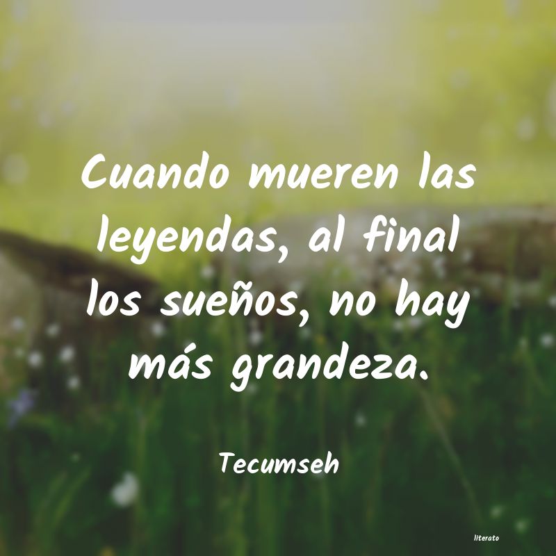 Frases de Tecumseh