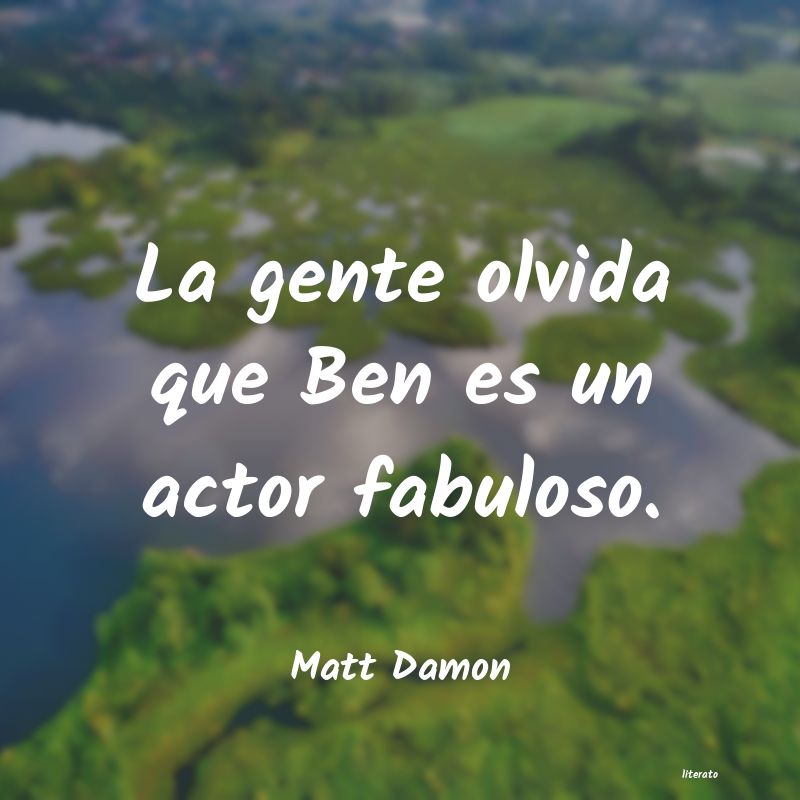 Frases de Matt Damon