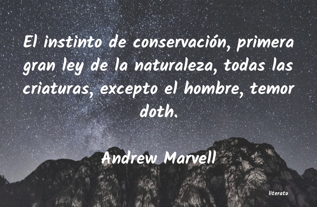 Frases de Andrew Marvell