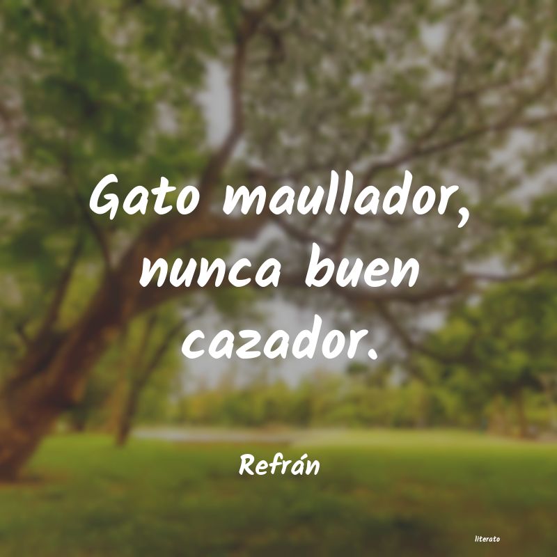 Frases de Refrán