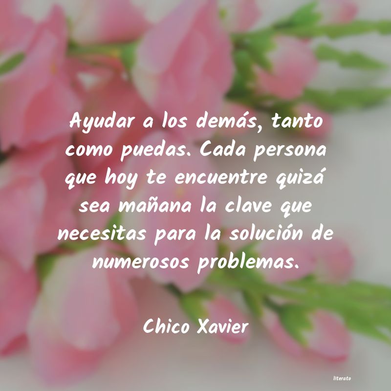 Frases de Chico Xavier