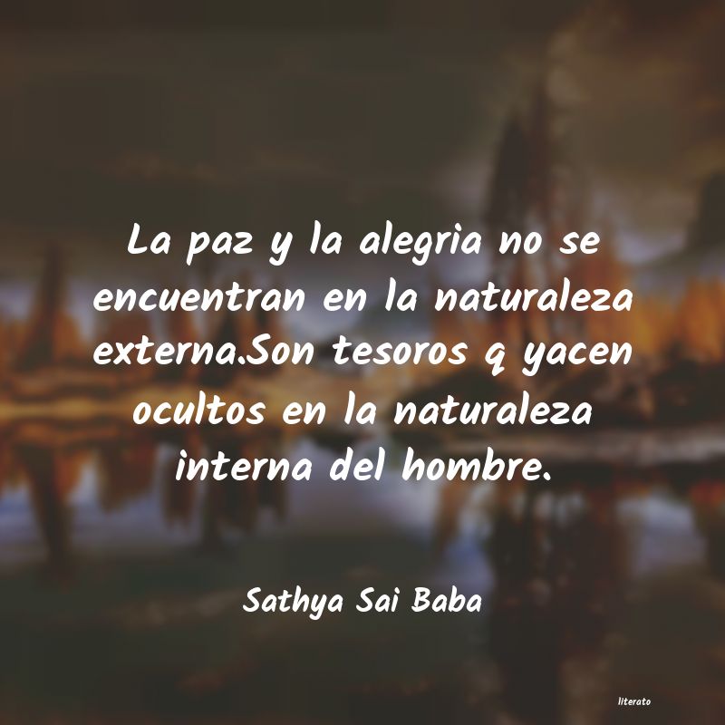 Frases de Sathya Sai Baba