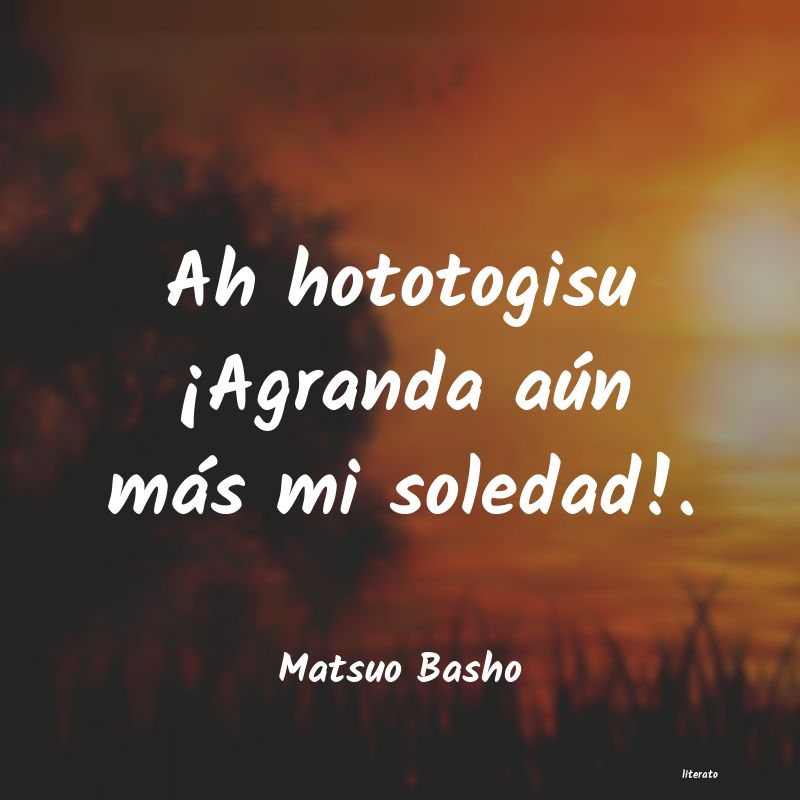 Frases de Matsuo Basho