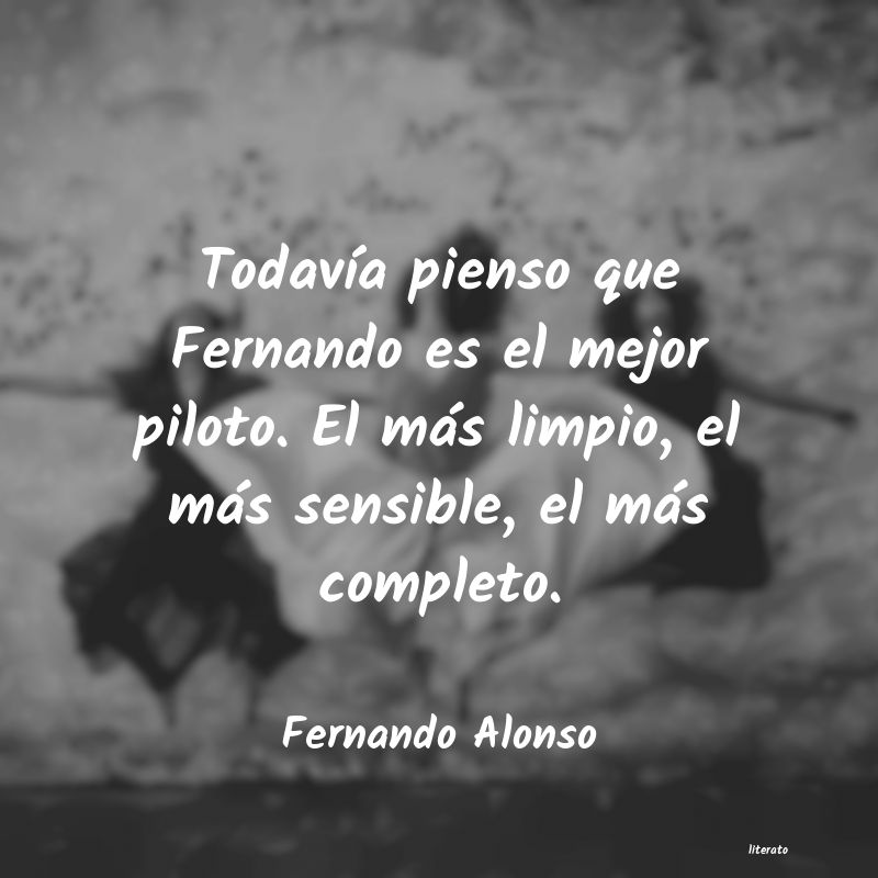 Frases de Fernando Alonso