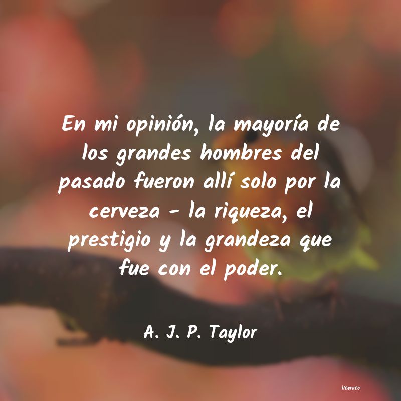Frases de A. J. P. Taylor