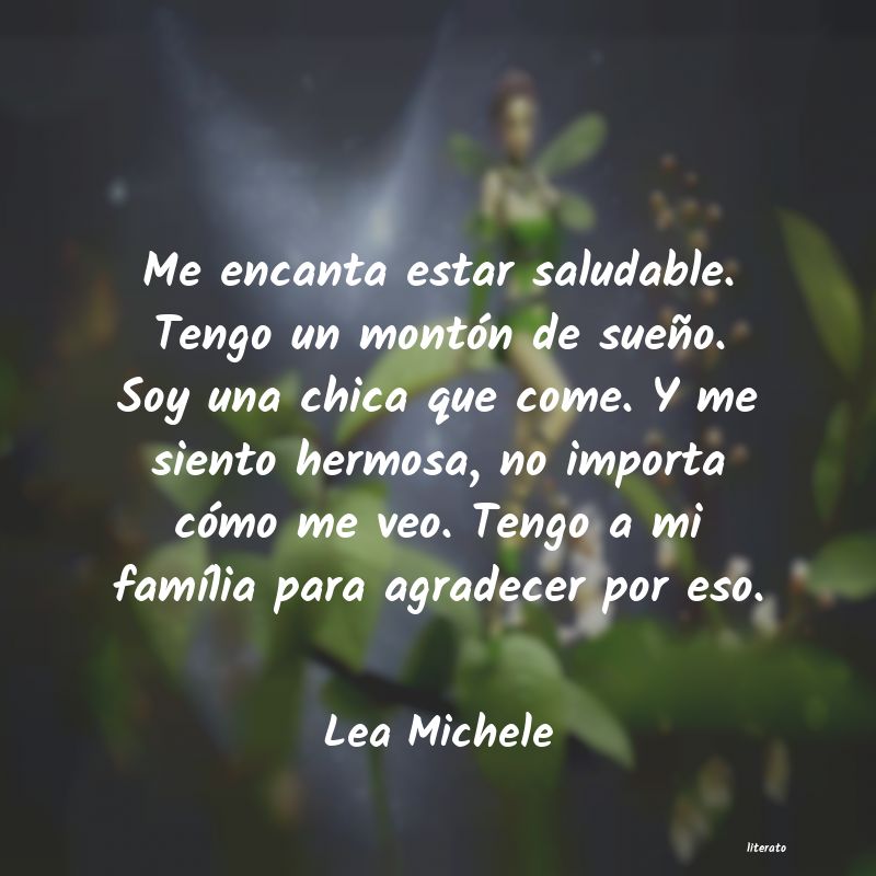 frases de Lea Michele