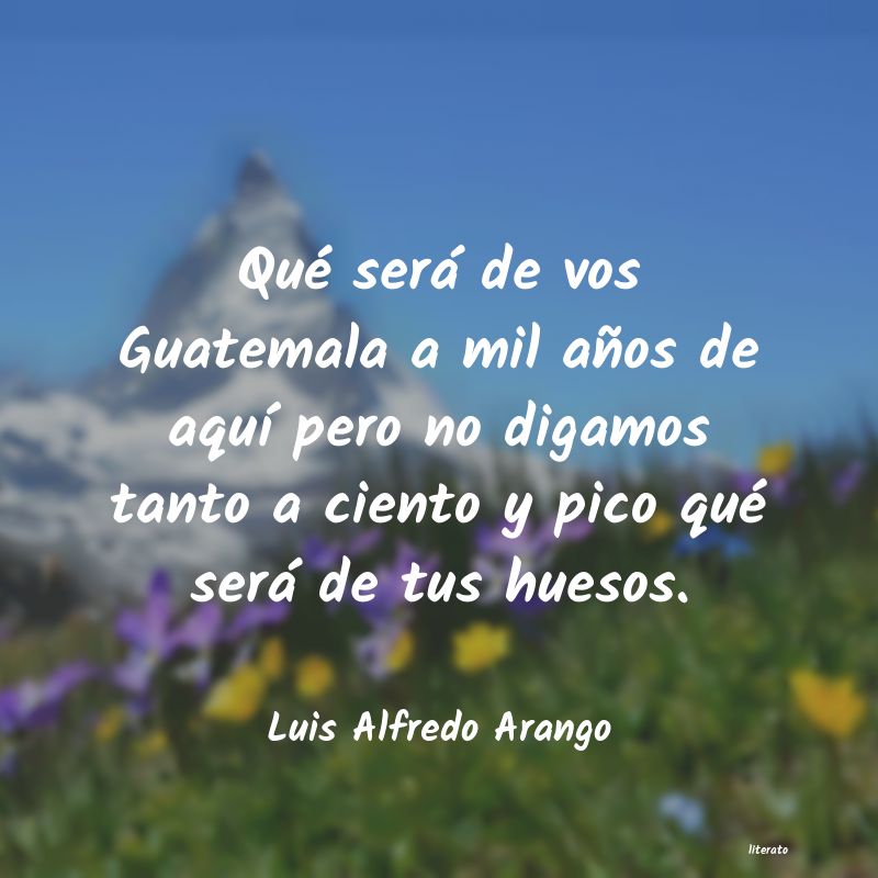 Frases de Luis Alfredo Arango