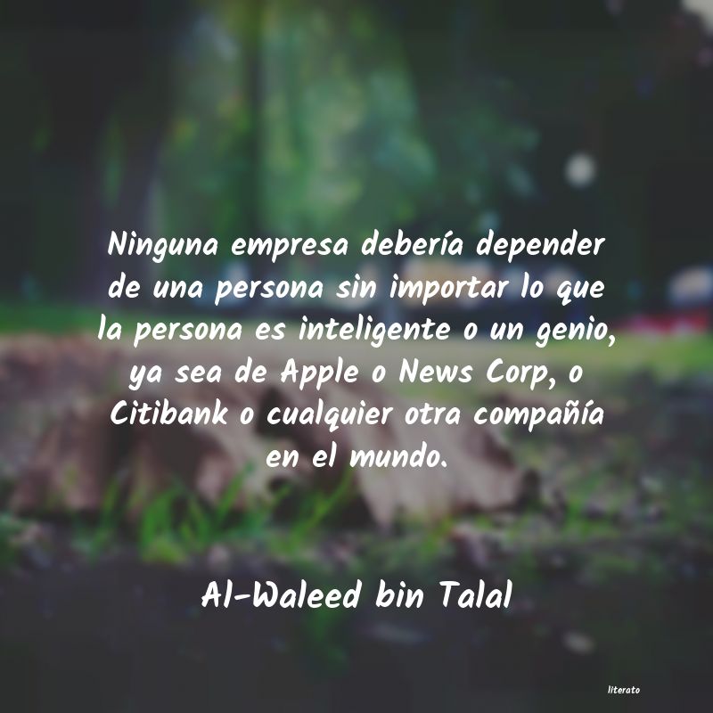 frases de Al-Waleed bin Talal