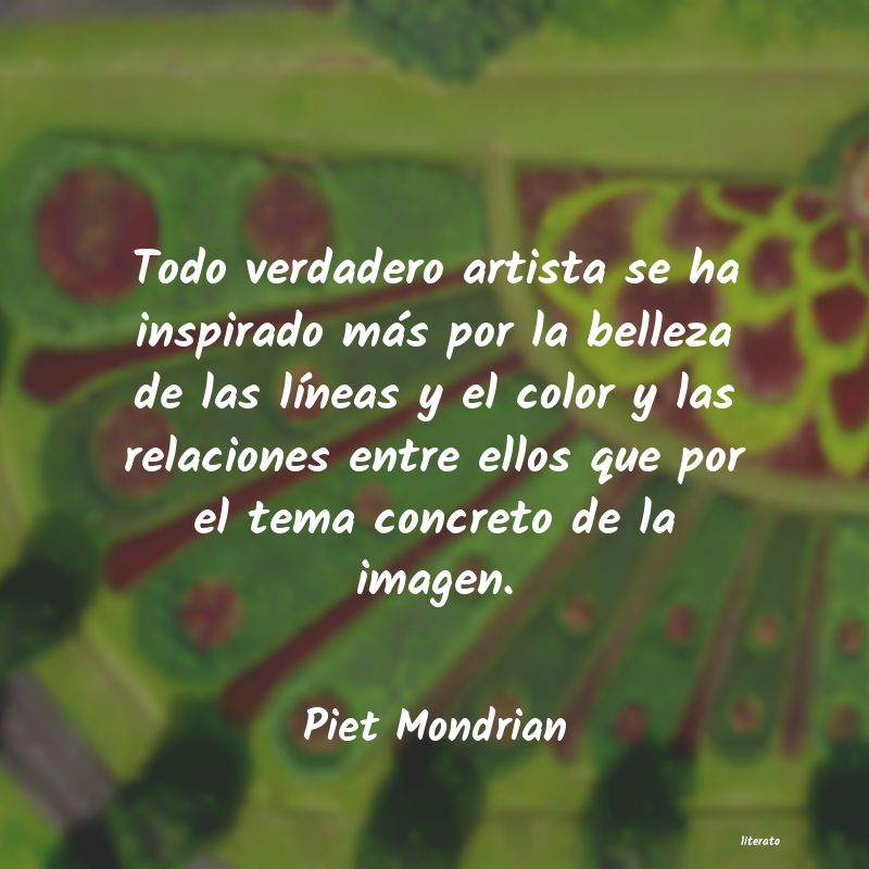 Frases de Piet Mondrian