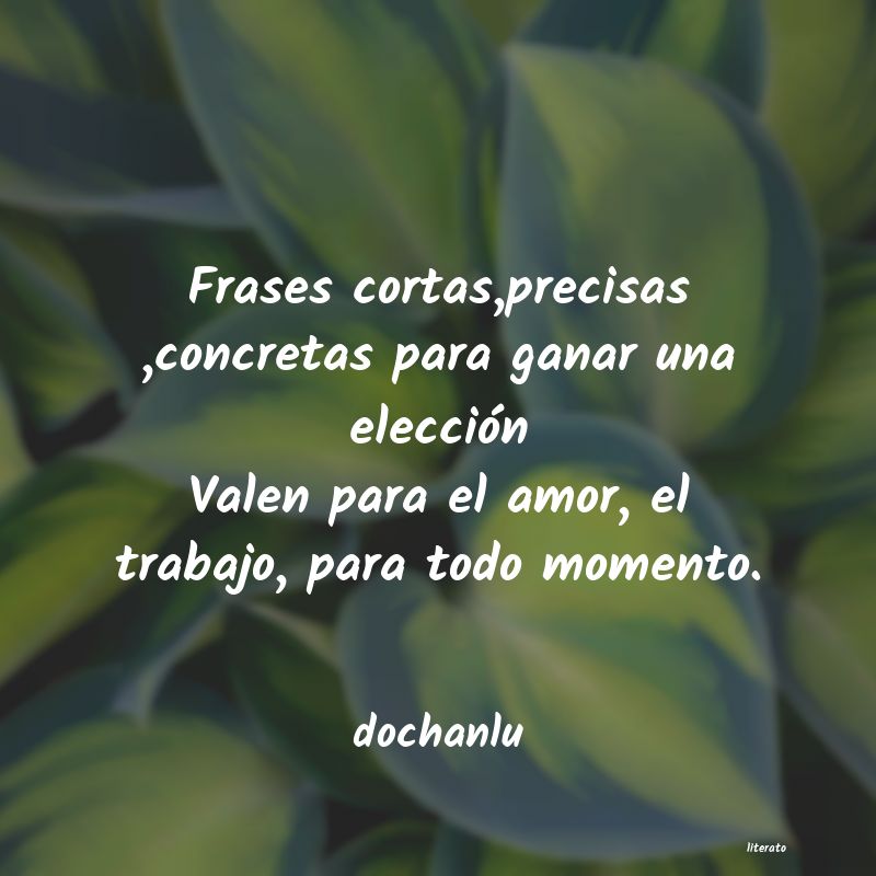 Frases de dochanlu