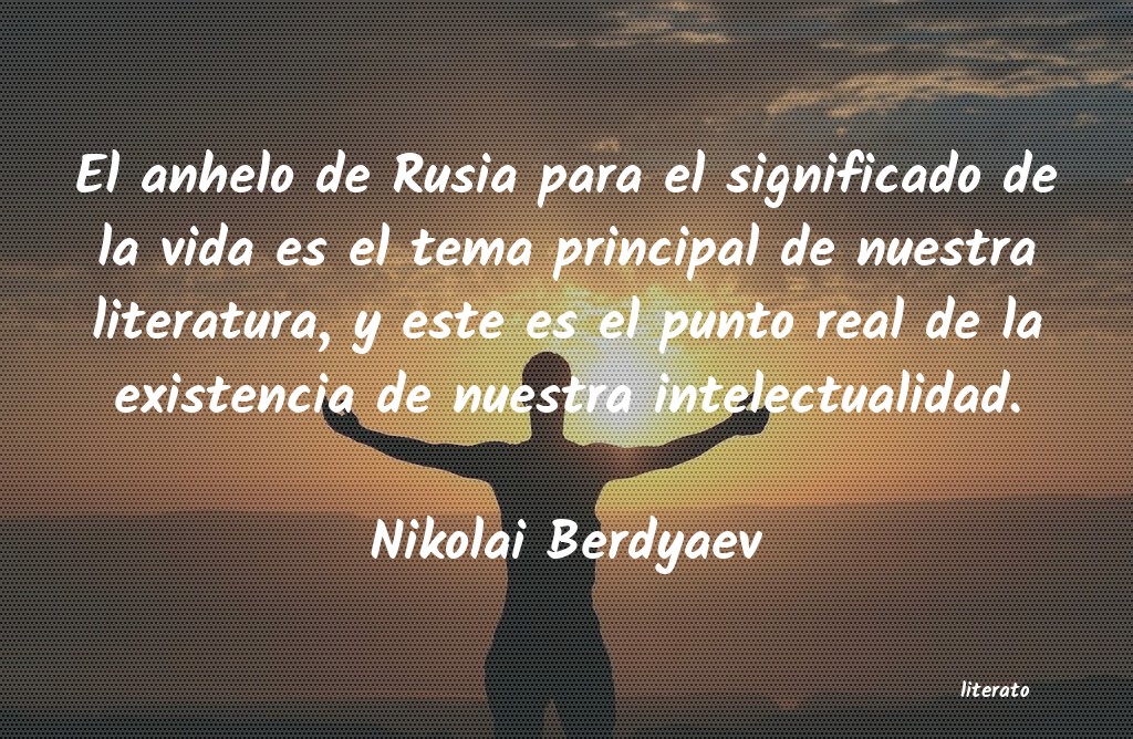 Frases de Nikolai Berdyaev