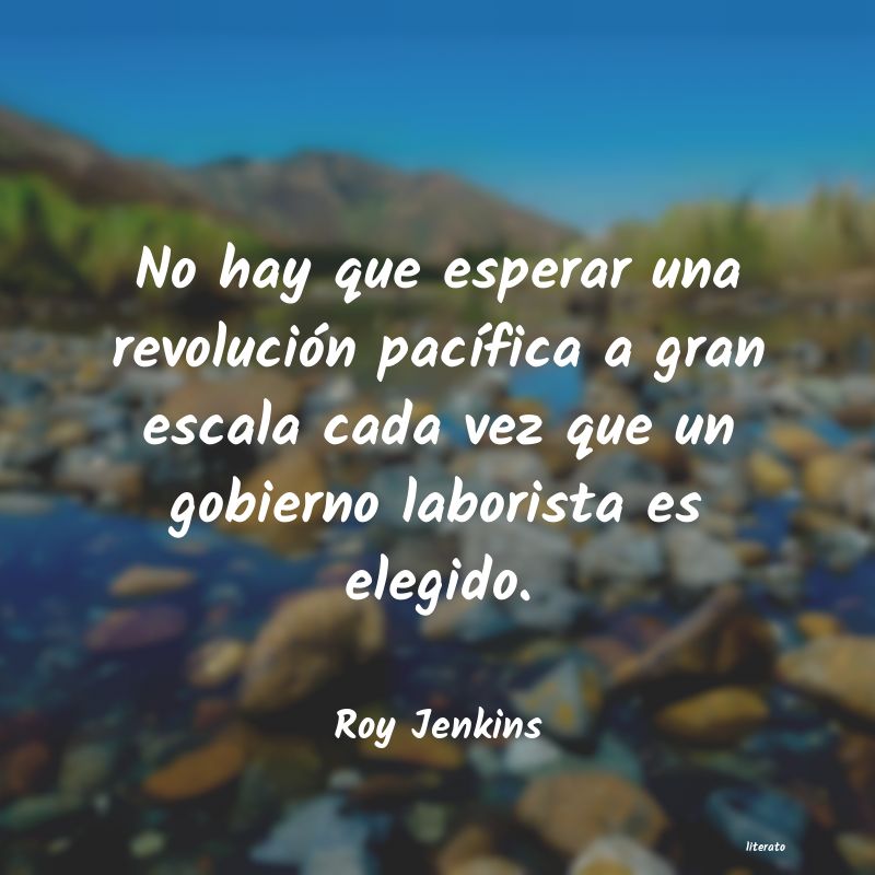 frases de Roy Jenkins