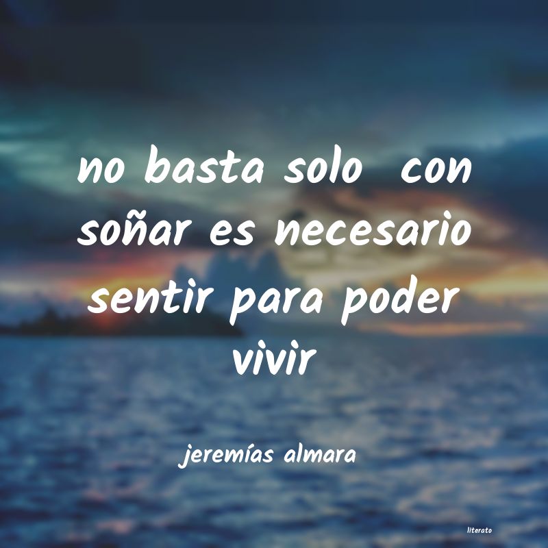 Frases de jeremías almara