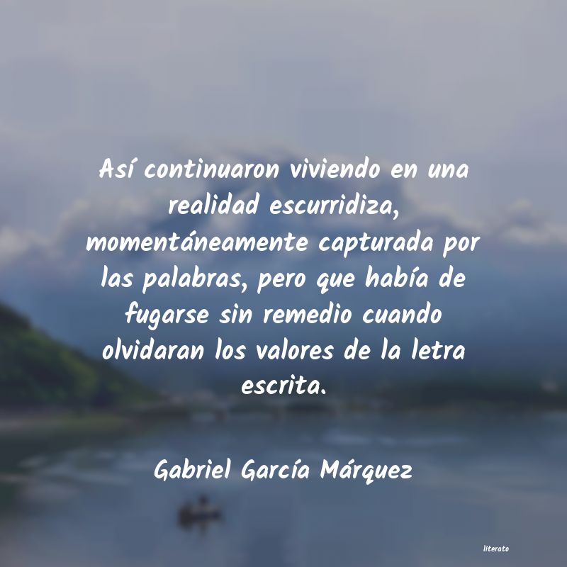 frases de Gabriel GarcÃa Márquez