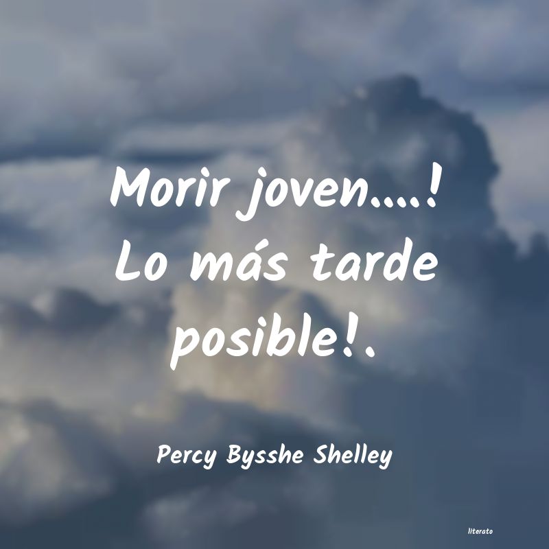 Frases de Percy Bysshe Shelley