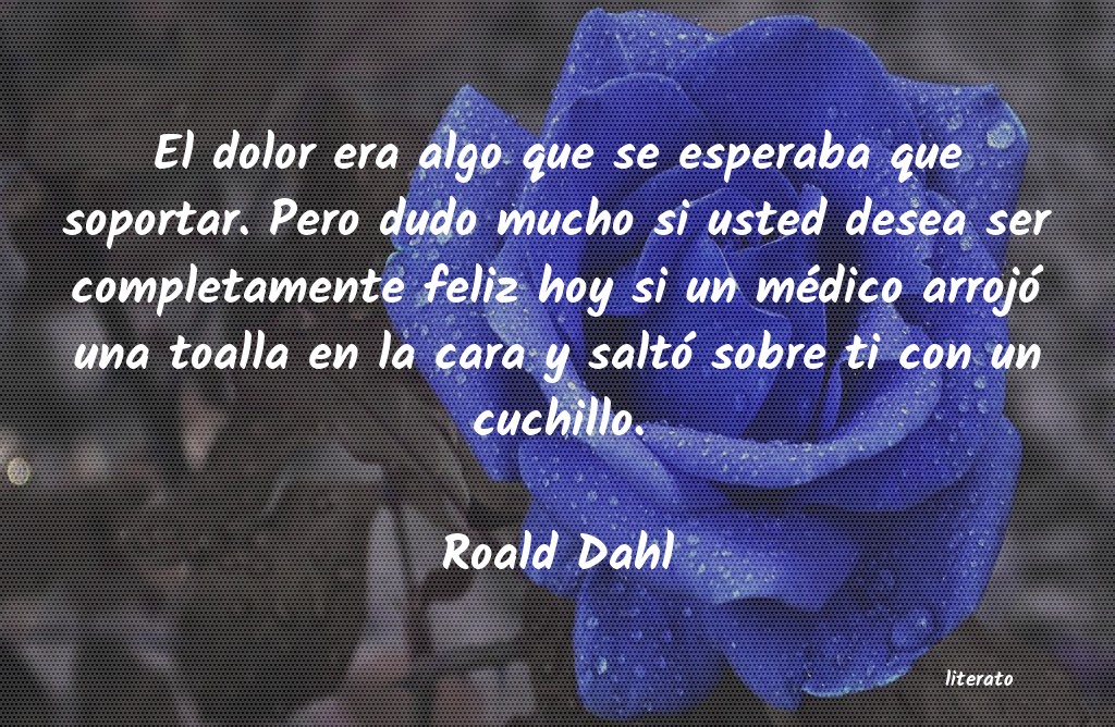 frases de Roald Dahl