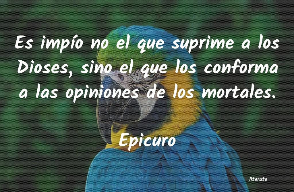 Frases de Epicuro