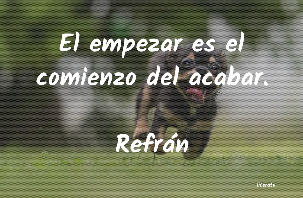 Frases de Refrán