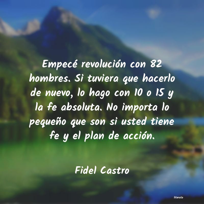 frases de Fidel Castro