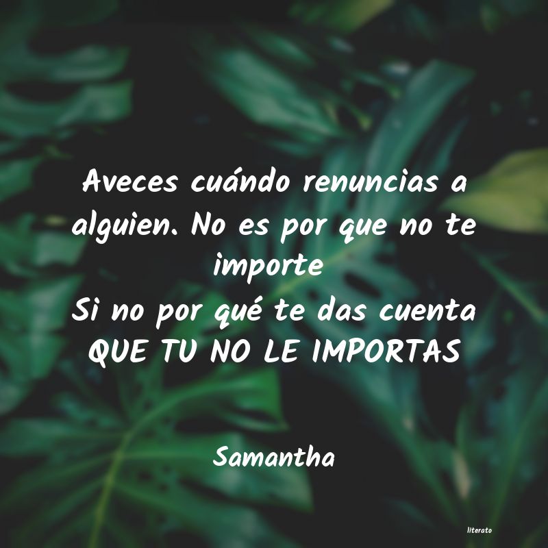 frases de Samantha