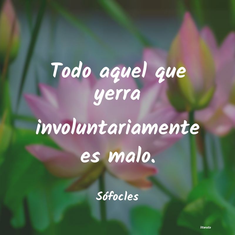 frases de Sófocles