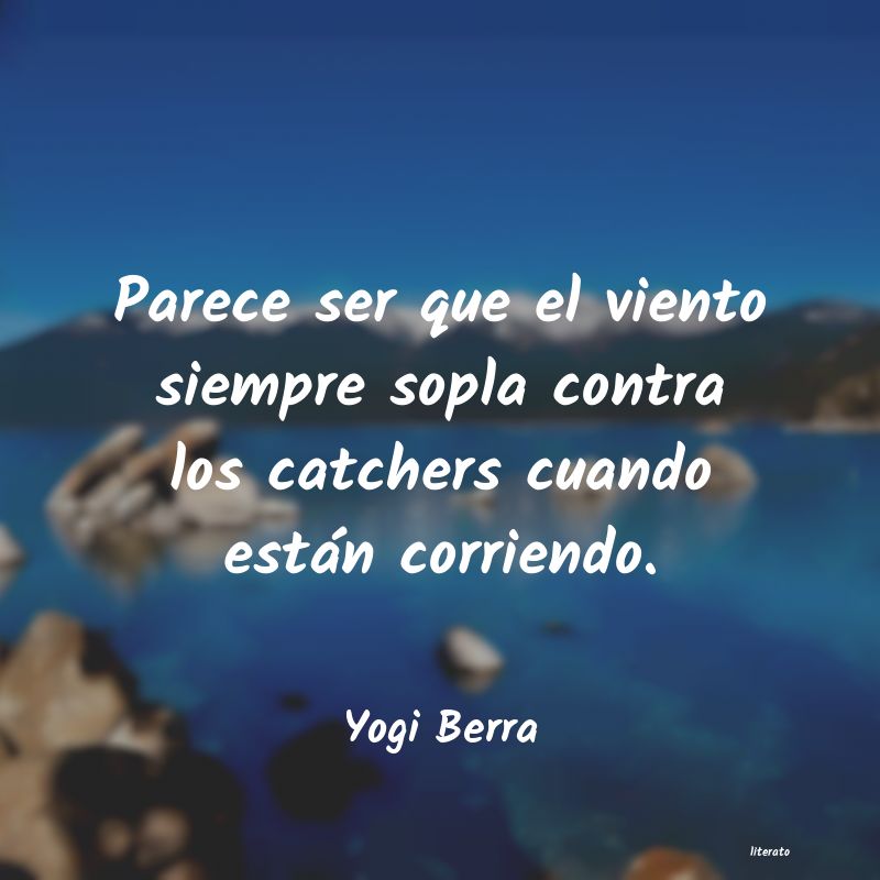 Frases de Yogi Berra