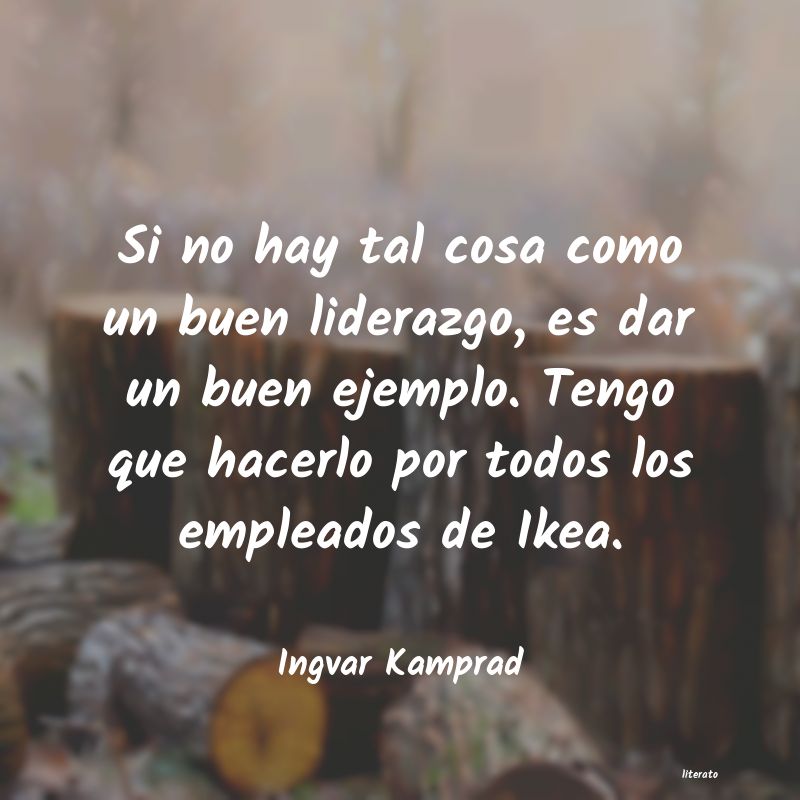 frases de Ingvar Kamprad