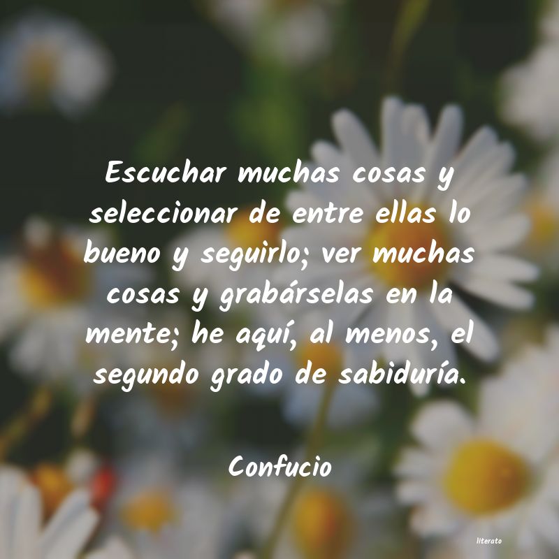 frases de Confucio