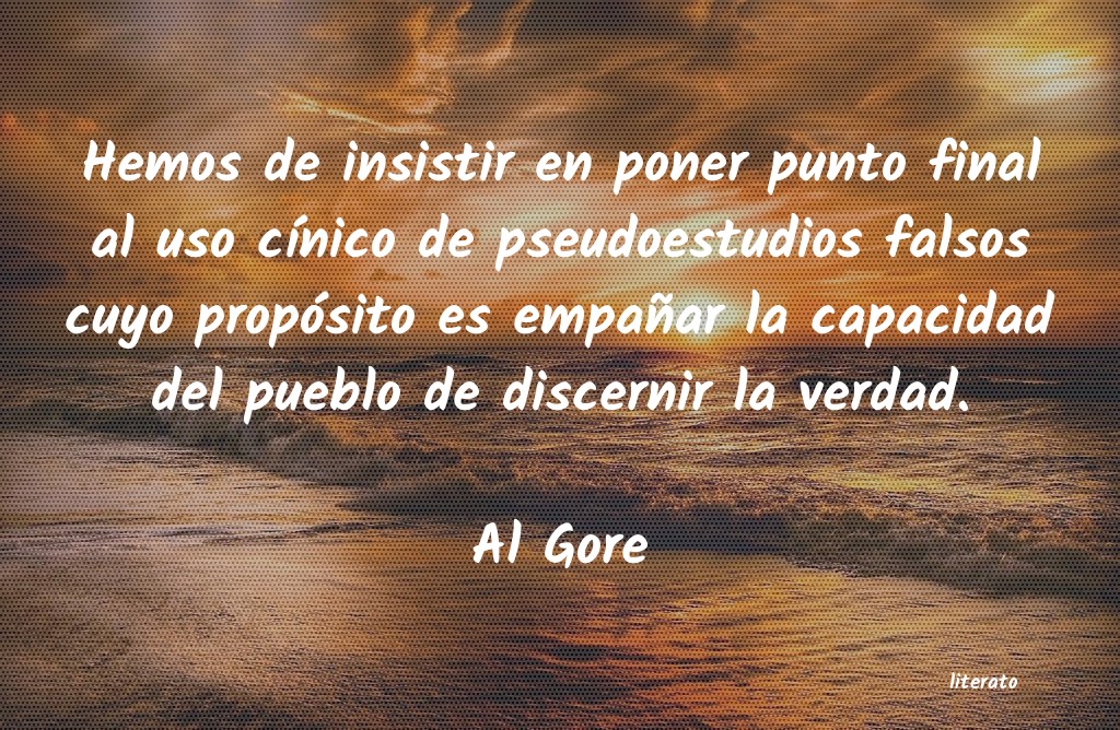 Frases de Al Gore