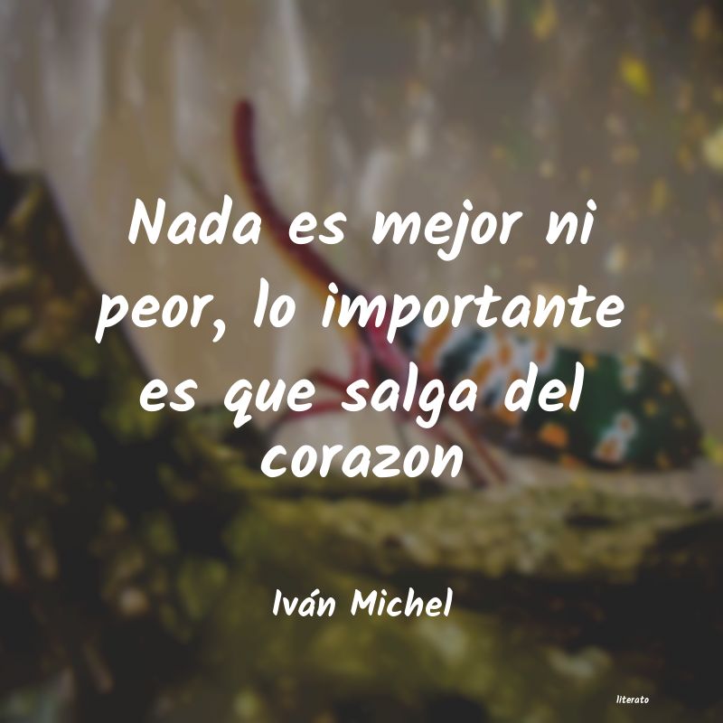 Frases de Iván Michel