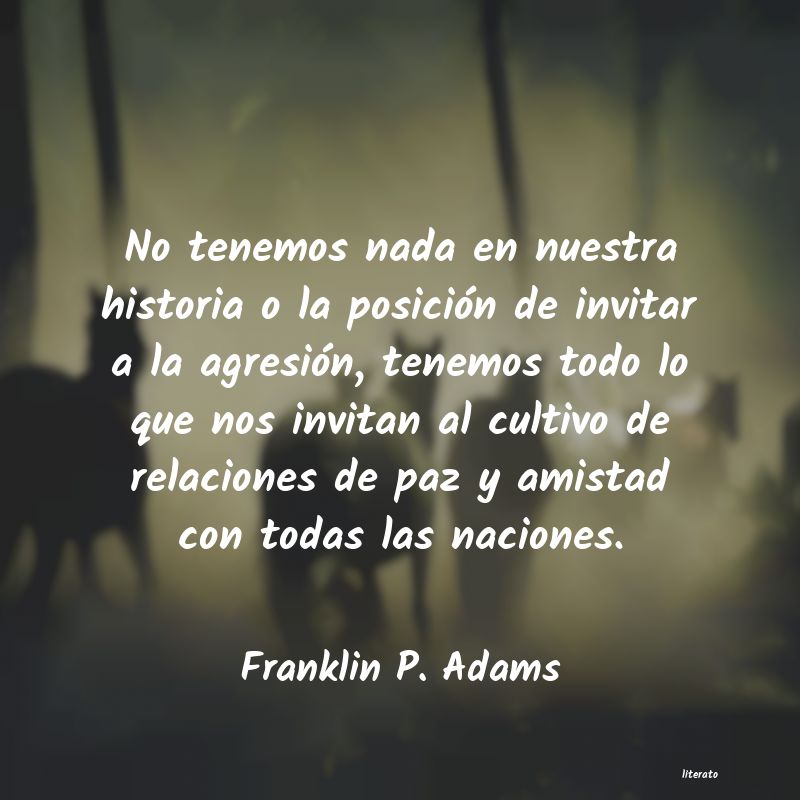 Frases de Franklin P. Adams