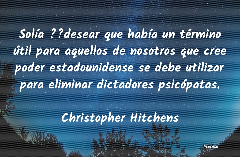 frases de Christopher Hitchens