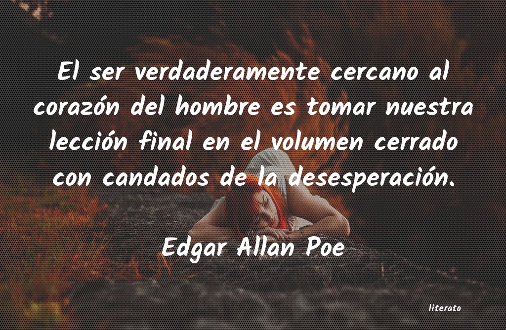 Frases de Edgar Allan Poe