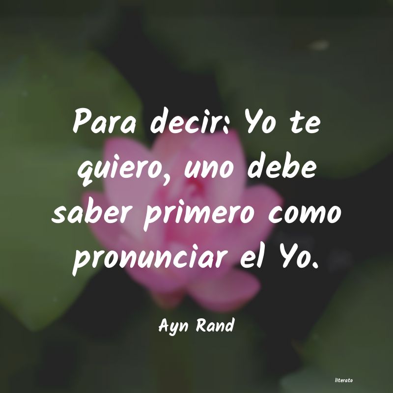 Frases de Ayn Rand