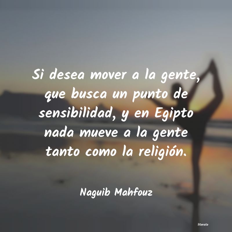 Frases de Naguib Mahfouz