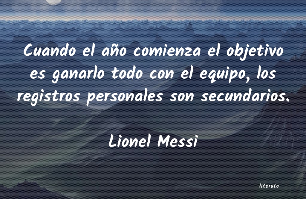 Frases de Lionel Messi