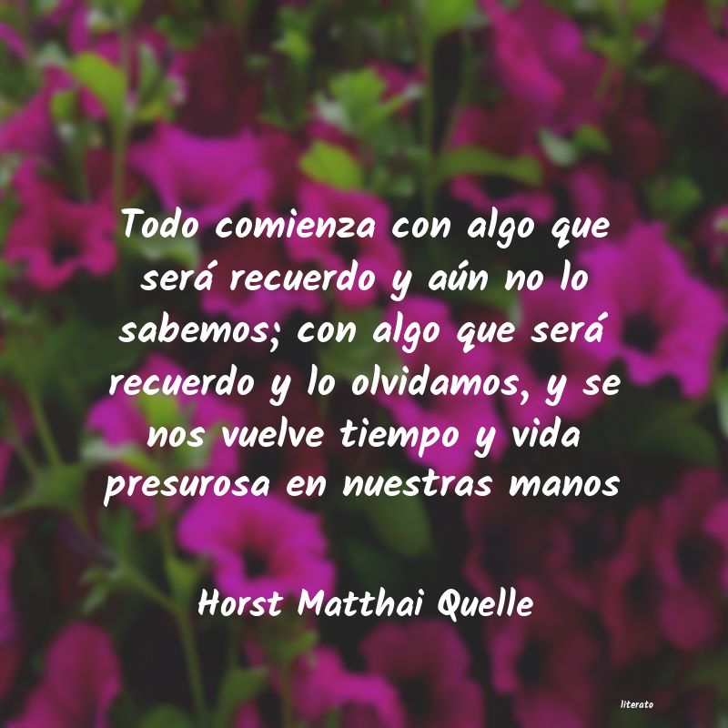 Frases de Horst Matthai Quelle