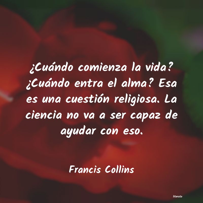 frases de Francis Collins