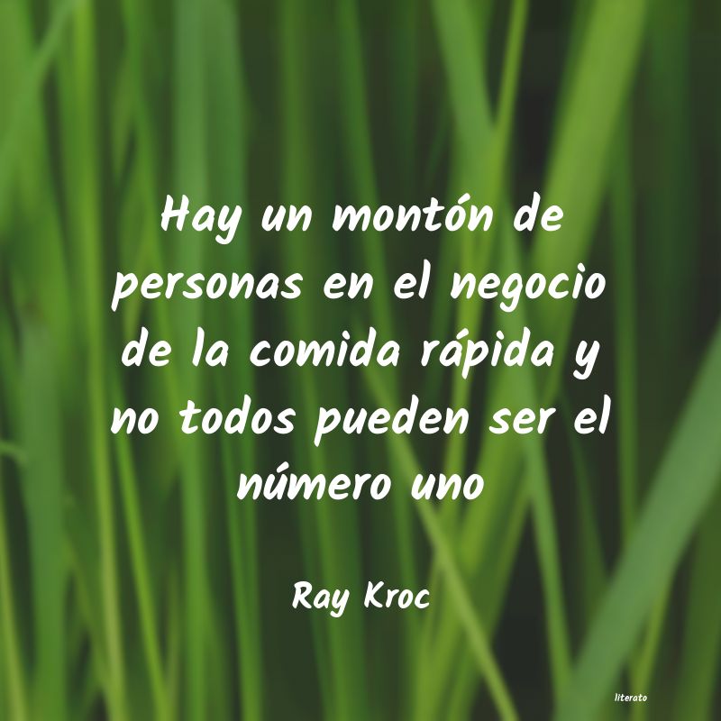 Frases de Ray Kroc