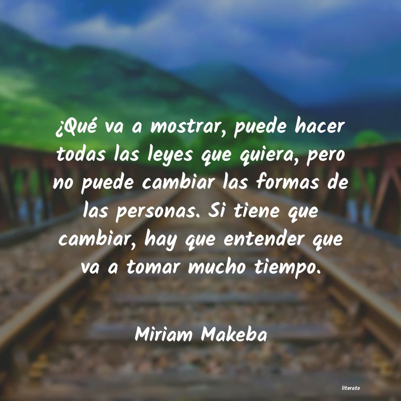frases de Miriam Makeba