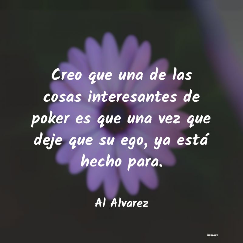 Frases de Al Alvarez