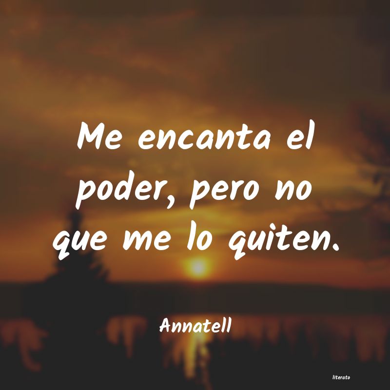 frases de Annatell