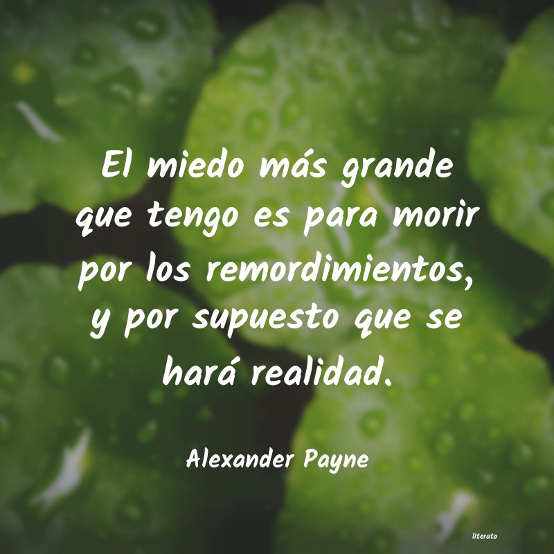frases de Alexander Payne